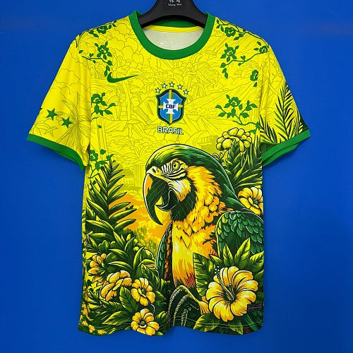Maillot Brésil Jaune Perroquet
