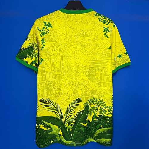 Maillot Brésil Jaune Perroquet